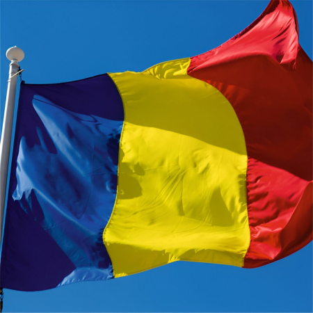 Steag Tricolor Romania din Poliester 90 x 150 cm, 80 g/mp, cu Sistem de Prindere - ORIGINAL DEALS [4]