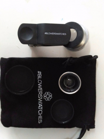 Set Lentile Profesionale 3in1 pentru Telefon sau Tableta 180 Fisheye, 10X Macro Lens, 0.65X Wide Angle Lentila Foto Video Lentile Foto Video Lentile pentru telefon Fisheye [2]