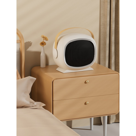 Aeroterma cu Incalzire Ceramica PTC, , din ABS, Oprire Automata, Protectie Supraincalzire, 700/1200W, 220V, 21 x 16 x 11 cm, Alb [3]