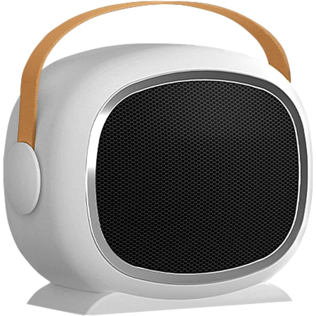 Aeroterma cu Incalzire Ceramica PTC, , din ABS, Oprire Automata, Protectie Supraincalzire, 700/1200W, 220V, 21 x 16 x 11 cm, Alb [1]