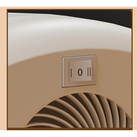 Aeroterma cu Incalzire Ceramica PTC, , din ABS, Oprire Automata, Protectie Supraincalzire, 700/1200W, 220V, 21 x 16 x 11 cm, Gri [3]