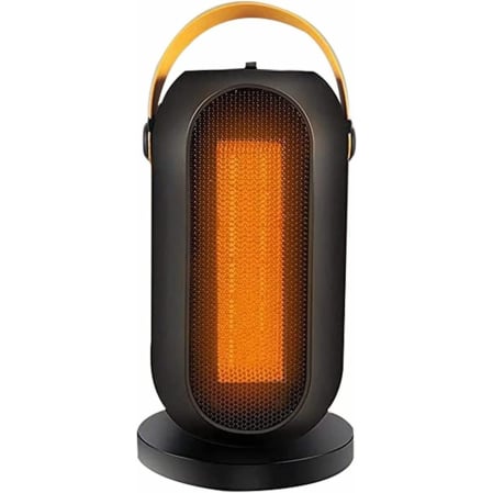 ✨TOATE PRODUSELE✨ - Aeroterma / Radiator PTC-1500Q1, 1200 W, 2 trepte de putere, termostat reglabil, Negru