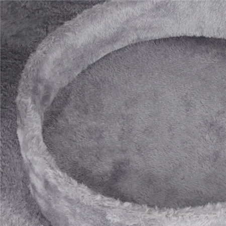 Ansamblu de joaca pentru pisici, cu loc pentru zgariat, ascuns, culcus, mingi, 127cm, gri [3]