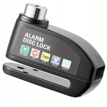 Disponibil livrare locker S - Antifurt cu alarma pentru disc frana bicicleta, impermeabil, sonor puternic 110 db