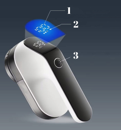 Aparat de curatat scame, 3 trepte, afisaj LCD, incarcare USB, pentru toate tipurile de tesaturi [3]