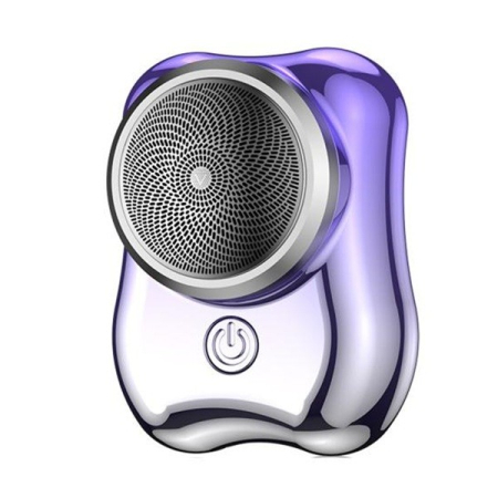 ✨TOATE PRODUSELE✨ - Aparat de Ras Electric, , Portabil, Incarcare USB Type-C, Autonomie >60 min, 6.5 x 4.5 x 4 cm, 5V, 3.7W, Mov
