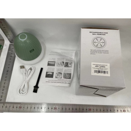 Aparat de Scame 2 in 1, , Curatare Haine si Lampa de Veghe, 3 Trepte, Incarcare Tip C, 4 W, 9 x 10 cm, Verde [2]