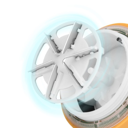 Aparat Pentru Curatat Scame, Par Si Praf, , cu LED, Pentru Diferite Tipuri De Material, Cu Lame Din Otel Inoxidabil, Compartiment de Depozitare, Maner Reglabil, 11x10.5x8.7 cm, Galben [7]