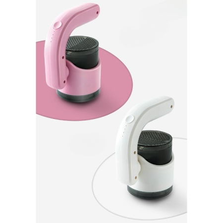 Aparat Pentru Curatat Scame, Par Si Praf, , cu LED, Pentru Diferite Tipuri De Material, Cu Lame Din Otel Inoxidabil, Compartiment de Depozitare, Maner Reglabil, 11x10.5x8.7 cm, Roz [6]