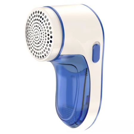 ✨TOATE PRODUSELE✨ - Aparat Pentru Curatat Scame, Par Si Praf, , Pentru Diferite Tipuri De Material, Cu Lame Din Otel Inoxidabil, Incarcare Prin USB Type-C, Cu Perie De Curatare si Cablu USB Incluse, Albastru, 15 x 7 cm