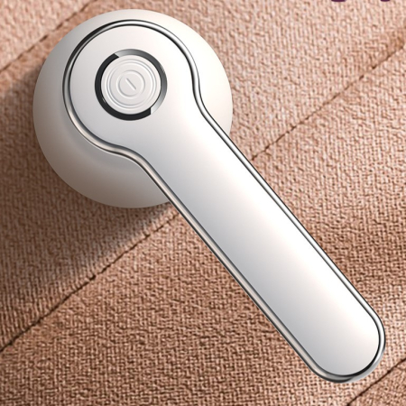 Aparat Pentru Curatat Scame, Par Si Praf, , Pentru Diferite Tipuri De Material, Cu Lame Din Otel Inoxidabil, Incarcare Prin USB Type-C, Cu Perie De Curatare si Cablu USB Incluse, Alb, 20 x 8.8 x 8.5 cm [3]