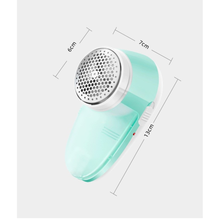 Aparat Pentru Curatat Scame, Par Si Praf, , Pentru Diferite Tipuri De Material, Cu Lame Din Otel Inoxidabil, Incarcare Prin USB Type-C, Cu Perie De Curatare si Cablu USB Incluse, 13x7 cm, Verde [4]