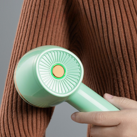 Aparat Pentru Curatat Scame, Par Si Praf, , Pentru Diferite Tipuri De Material, Cu Lame Din Otel Inoxidabil, Incarcare Prin USB Type-C, Cu Perie De Curatare, Cablu USB Si Stick Cu Lipici Incluse, Verde, 220 x 86 mm [4]