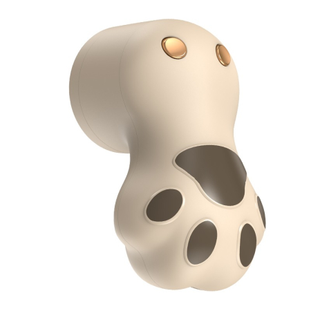 Electronice - Aparat pentru Curatat Scame, Par Si Praf, , Pentru Diferite Tipuri De Material, Incarcare USB Type-C, Model Labuta de Pisica, 14x7x7.5 cm, Maro