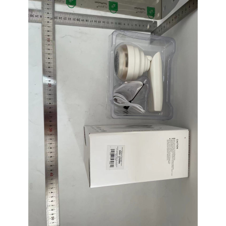 Aparat Pentru Curatat Scame, Par Si Praf, , Trimmer pentru Diferite Tipuri De Material, Cu Lame Din Otel Inoxidabil, Maner Flexibil, Incarcare Prin USB, 13x8 cm, Alb [1]