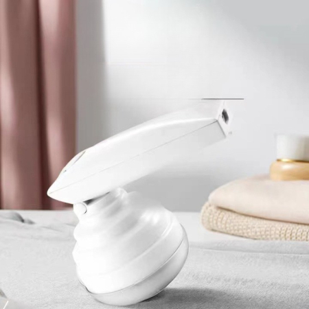 Aparat Pentru Curatat Scame, Par Si Praf, , Trimmer pentru Diferite Tipuri De Material, Cu Lame Din Otel Inoxidabil, Maner Flexibil, Incarcare Prin USB, 13x8 cm, Alb [8]