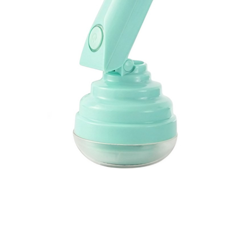 Aparat Pentru Curatat Scame, Par Si Praf, , Trimmer pentru Diferite Tipuri De Material, Cu Lame Din Otel Inoxidabil, Maner Flexibil, Incarcare Prin USB, 13x8 cm, Verde [3]