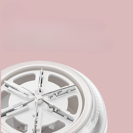 Aparat Pentru Curatat Scame, Par Si Praf, , Trimmer pentru Diferite Tipuri De Material, Cu Lame Din Otel Inoxidabil, Maner Flexibil, Incarcare Prin USB, 13x8 cm, Alb [3]