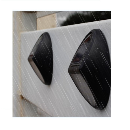 Aplica solara LED pentru perete , in forma ovala, 10 LED-uri, lumina puternica, IP65, 12 x 7.5 cm, 1.2 V, 300 mAh, autonomie 8-10 ore, alb rece [2]