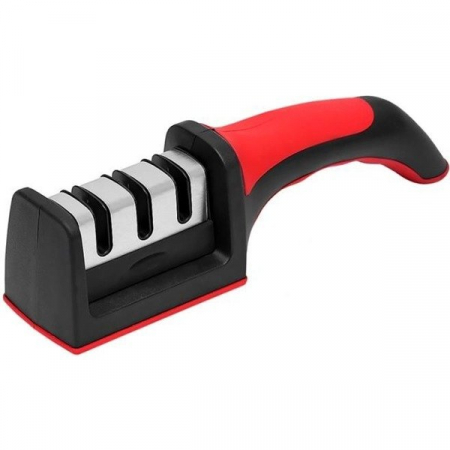 Ascutitor pentru Cutite si Satare cu 3 Tipuri de Ascutire si Maner si Suprafata Antialunecare, Profesional, Original Deals® [3]