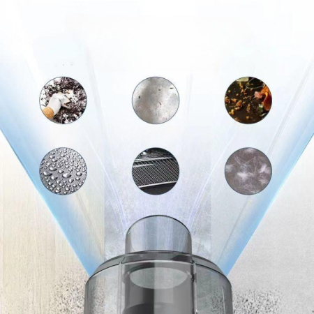 Aspirator Portabil fara Fir, , Incarcare USB, Pentru Casa si Masina, Autonomie 45 min, Verde [6]