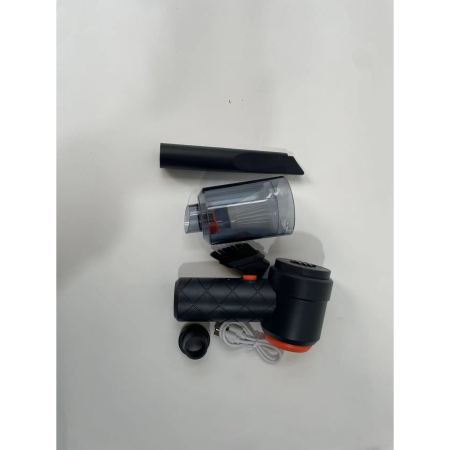 Aspirator Portabil fara Fir, , Tip Pistol 2 in 1, Suflare si Aspirare, Incarcare USB, Pentru Casa si Masina, Autonomie 30 min, Negru [9]