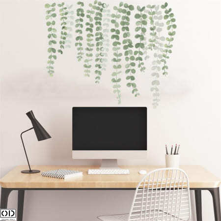 Sticker Autocolant Decorativ pentru Living si Camera, Flori de Lotus [4]