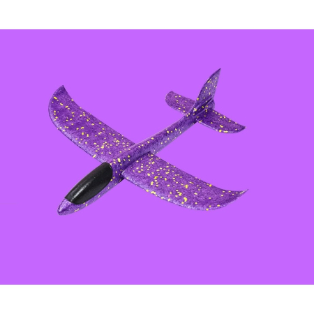 Avion Planor, , Simplu, din Poliester, 48 cm, Violet [1]