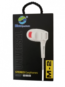 Casti Audio Blue Spectrum cu Fir Sunet Fin si Clar cu Bass Puternic Stereo M2 [0]