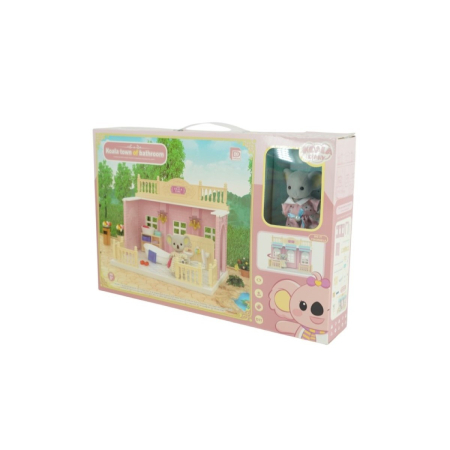 Baie pentru papusi cu mobilier si figurina [5]