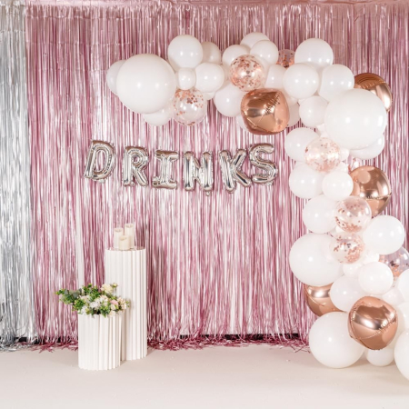 Balon Folie Metalizata Litera D, , 40 cm, Umflati cu Heliu sau Aer, Ambalaj Individual, Pai inclus, Argintiu [2]