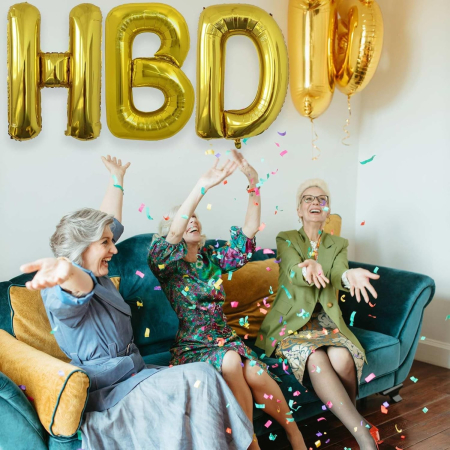 Balon Folie Metalizata Litera D, , 80 cm, Umflati cu Heliu sau Aer, Ambalaj Individual, Pai inclus, Auriu [3]