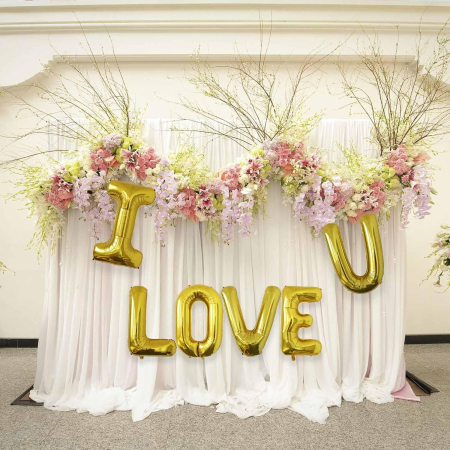 Balon Folie Metalizata Litera O, , 80 cm, Umflati cu Heliu sau Aer, Ambalaj Individual, Pai inclus, Auriu [6]