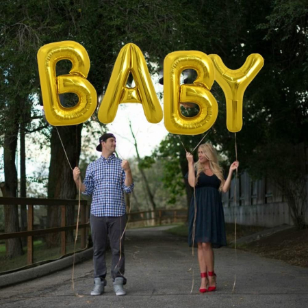 Balon Folie Metalizata Litera Y, , 80 cm, Umflati cu Heliu sau Aer, Ambalaj Individual, Pai inclus, Auriu [1]