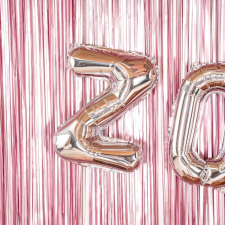 Balon Folie Metalizata Litera Z, , 80 cm, Umflati cu Heliu sau Aer, Ambalaj Individual, Pai inclus, Argintiu [1]