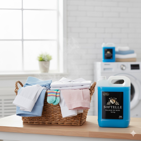 Detergent lichid Softelle 5L pentru rufe albe și colorate – curățare eficientă și parfum de durată [2]