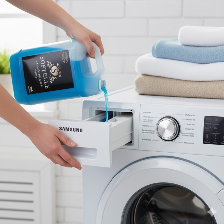 Detergent lichid Softelle 5L pentru rufe albe și colorate – curățare eficientă și parfum de durată [1]