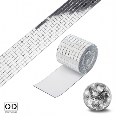 Oglinda Adeziva Oglinda decor Banda adeziva pentru lipit oglinda decorativa Banda adeziva cu oglinda decorativa Banda dublu adezvia oglinda Banda decorativa oglinda Oglinda Decorativa Adeziva [4]