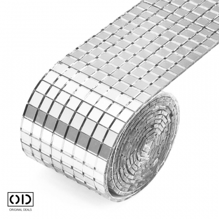 Folii & Benzi Autoadezive - Oglinda Adeziva Oglinda decor Banda adeziva pentru lipit oglinda decorativa Banda adeziva cu oglinda decorativa Banda dublu adezvia oglinda Banda decorativa oglinda Oglinda Decorativa Adeziva
