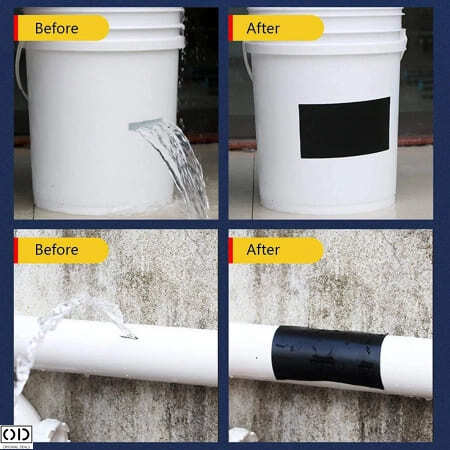 Banda Adeziva Super Puternica cu Lipici Foarte Rezistent pentru Etansare si Izolare Tevi si Recipiente, Utilizare Universala, 150 x 10 cm [13]