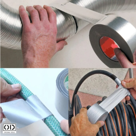 banda adeziva duct tape  banda adeziva puternica  banda izolatoare gri  duct tape gri  banda pentru reparatii  banda adeziva industriala  banda adeziva impermeabila  banda adeziva latime 4.8 cm  banda adeziva lungime 18.3 m  banda gri pentru fixare banda adeziva cu adeziv foarte puternic pentru reparatii  duct tape gri pentru uz casnic si industrial  banda adeziva impermeabila pentru exterior si interior  banda adeziva profesionala pentru fixare si izolare  banda adeziva latime mare pentru suprafete multiple  banda reparatii rapide adeziv rezistent  duct tape ultra rezistent ORIGINAL DEALS [1]