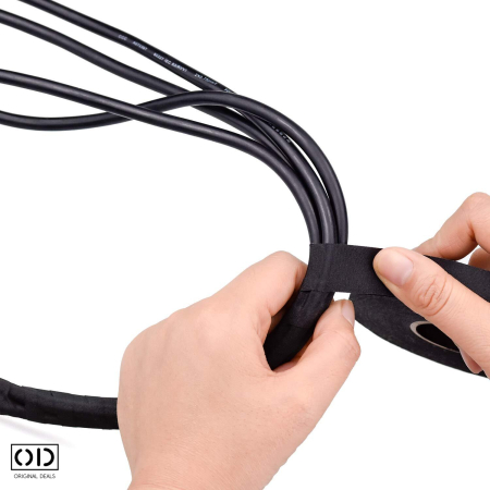 Banda Izolatoare pentru Cabluri Electrice, Adeziva si Impermeabila, Negru, Dimensiune 13.7 m * 16 mm * 1 cm, Set 10 Bucati, ORIGINAL DEALS [9]