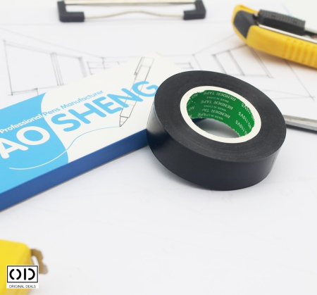 Banda Izolatoare pentru Cabluri Electrice, Adeziva si Impermeabila, Negru, Dimensiune 13.7 m * 16 mm * 1 cm, Set 10 Bucati, ORIGINAL DEALS [14]