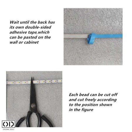 Bandă LED Mobilă Bucătărie cu Senzor, 5m, USB, Lumină Caldă – ORIGINAL DEALS [7]