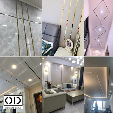 profil platbanda autoadeziva pentru decor Platbanda Metalica pentru Decoratiuni platbanda otel Profil Platbanda Adeziva pentru Decor Banda Metalica Autoadeziva pentru Decor Banda Metalica Decor [3]