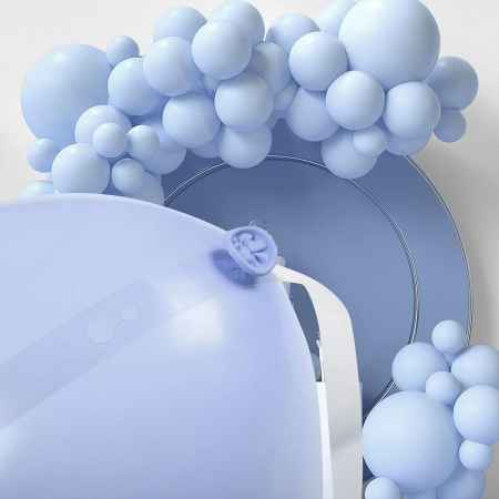 Banda Transparenta pentru Prinderea Baloanelor, , din PVC, 5 m, Gauri Duble, Transparent [5]