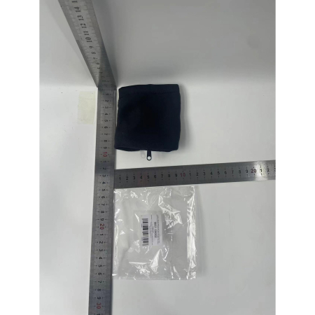 Banderola pentru Încheietura Mainii, , Suport Carduri si Chei, Multifunctional, cu Fermoar, Impermeabil, Confortabil, Negru [4]