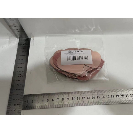 Banner cu Inimioare, , Tip Franjuri, 4 m, Rola de Ata Inclusa, Roz cu Sclipici [5]