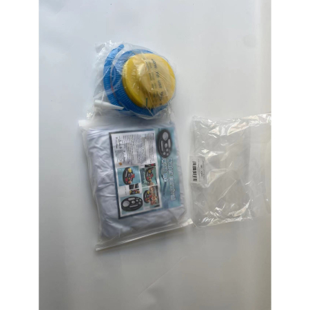 Bar gonflabil/Suport de pahare plutitor, , cu 9 compartimente, pompa inclusa, PVC, Negru, 25x18,5x4 cm [5]