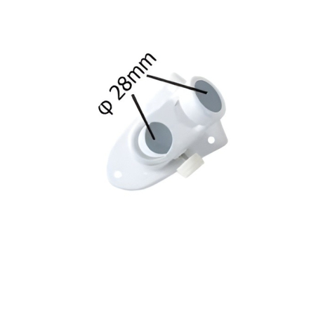 ✨TOATE PRODUSELE✨ - Baza pentru Suport de Steag, , 2.8 cm, Alba